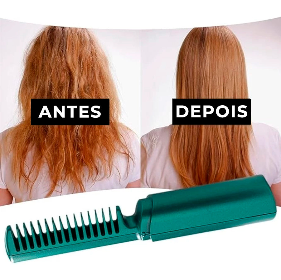 Skanto | Glatzza Mini-Glattbørste — Silky smooth drømmehår på 60 sekunder som fanger alles blikk!