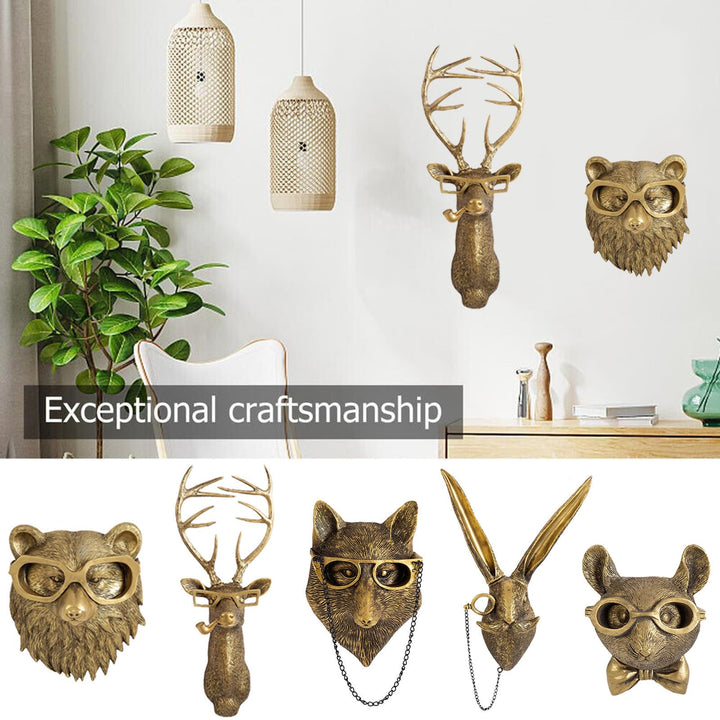 Skanto | Elegant Dyrehode Veggskulpturer