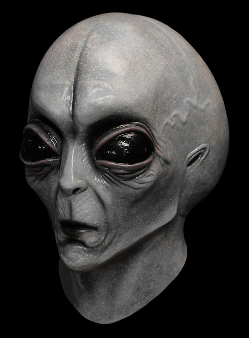 Skanto | Realistisk Alien Maske – Lateks- og Silikon Halloween Maske for Cosplay og Fester