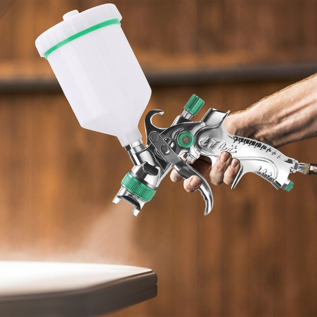 HVLP Spray Gun Spray Gun Set med rustfritt stål dyse | Skanto