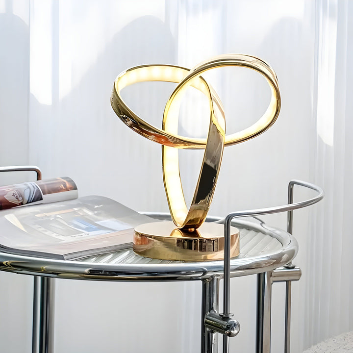 Skanto | Lampe - Luksus Gull Möbius Ring Skrivebords Leselampe