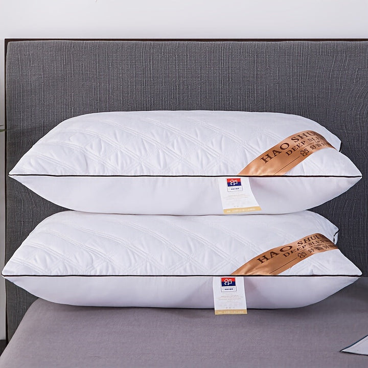 LuxurySoft - Ekstra Lang Hypoallergenisk Pute for Rygg- og Side-sovende, Myk og Pustende, Maskinvaskbar | Skanto