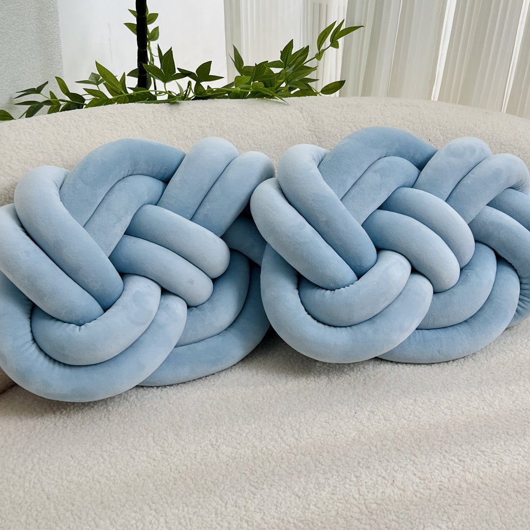 CozyPlush Set med 2 Plush Dekorative Puter – Myk Eleganse for Ditt Hjem Skanto