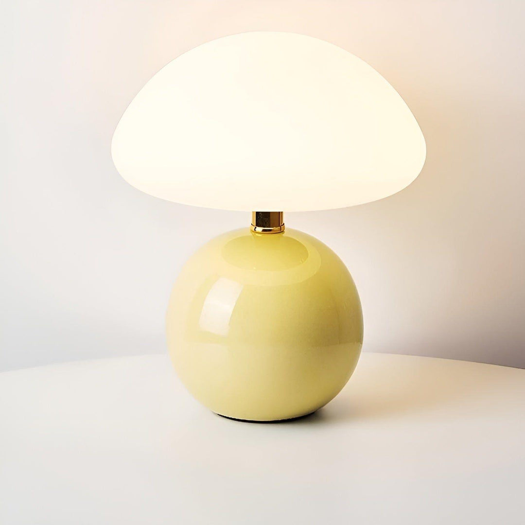CreamyShine Lampe - Koselig Sopplampe til Nattbord | Skanto