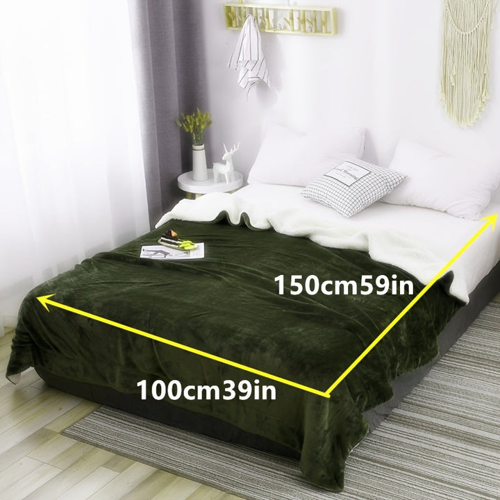 LuxeFlannel – Dobbelt-sidig Sherpa Teppe for Ultimat Komfort Skanto