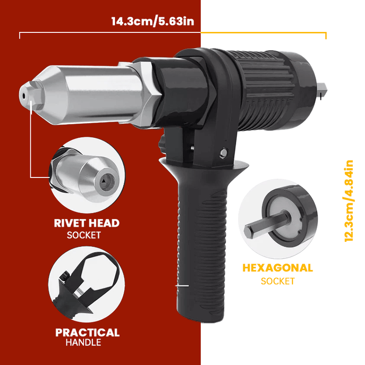 ProGrip — Gjør den trådløse skrutrekkeren din til en presis kraftmaskin for sliteless riveting uten utmattelse | Skanto