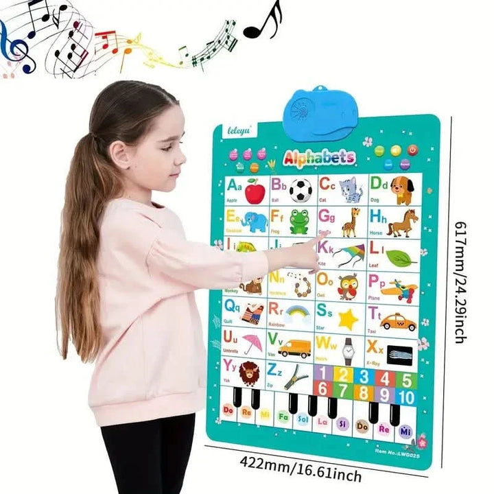 Skanto | PlayLearn ABC – Snakkende læringsplakat med sanger og quizer for barn fra 2 år gammel