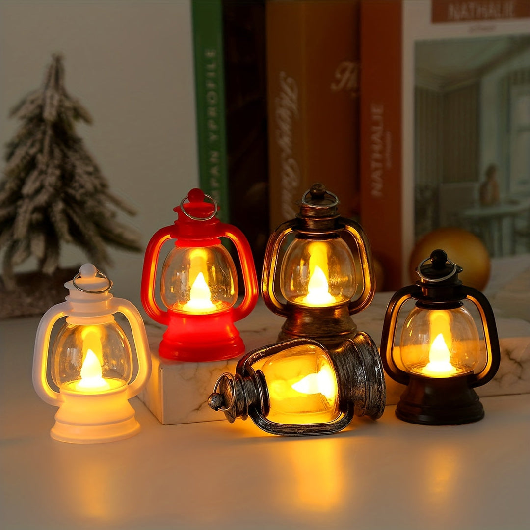 Retro LED Mini Lanterns – Atmosfærisk Belysning for Fester Skanto