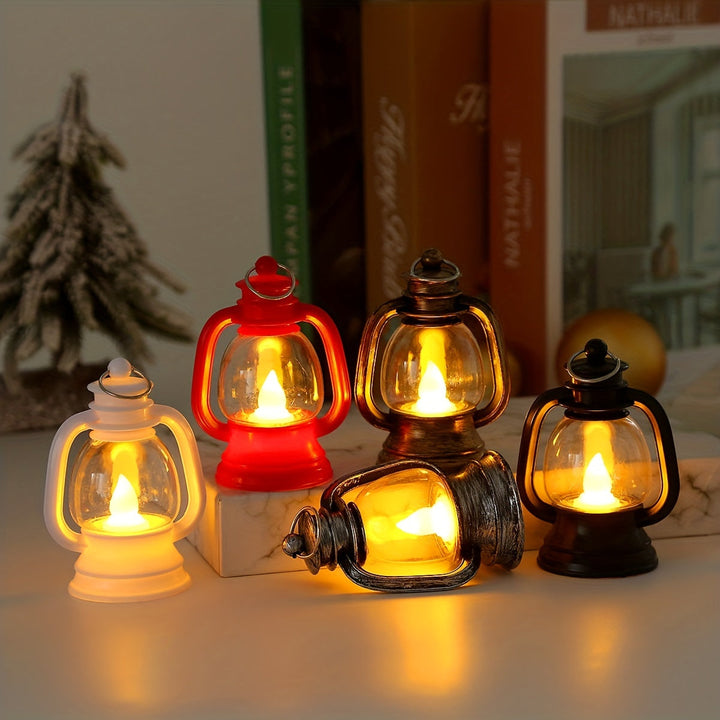 Retro LED Mini Lanterns – Atmosfærisk Belysning for Fester Skanto