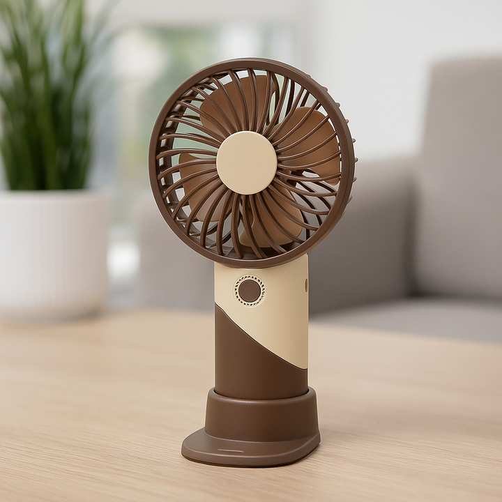 ColorTwist™ Mini Vifte – 3-hastigheter Oppladbar Håndholdt Vifte | Skanto