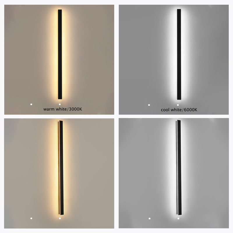 Zenith – Kompakte LED-vegglamper med metallhåndtak for innendørs og utendørs bruk, moderne design for hage og hall