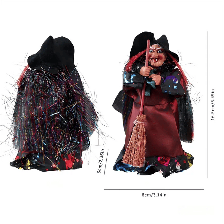Skanto | Halloween heks dukke statue dekorasjon skrivebord