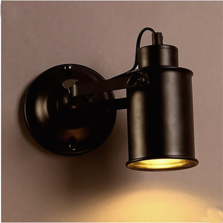 Justerbar industriell vegglampe med fleksibel ledd | Skanto