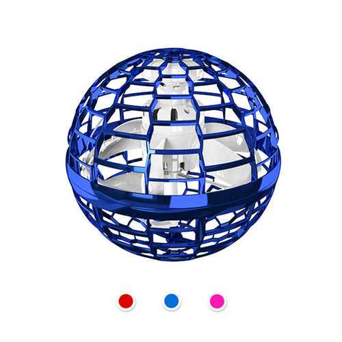 Flynova Pro flyvende ball spinnleketøy håndstyrt drone helikopter 360 graders roterende mini UFO med lys barnegave