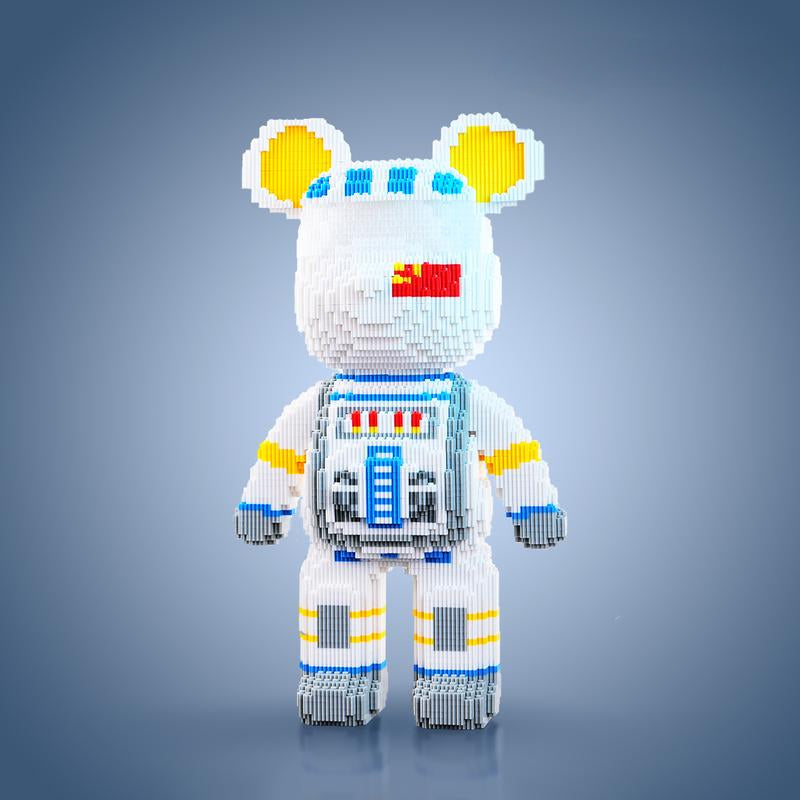 Skanto | DIY Pixel Art Blokk Bjørn Figurer – Kreativ Bygging & Samle Utstilling