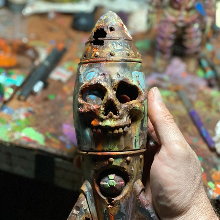 Skanto | The Skull Bomb - Lite Kjernekraft Hodeplagg Dekor