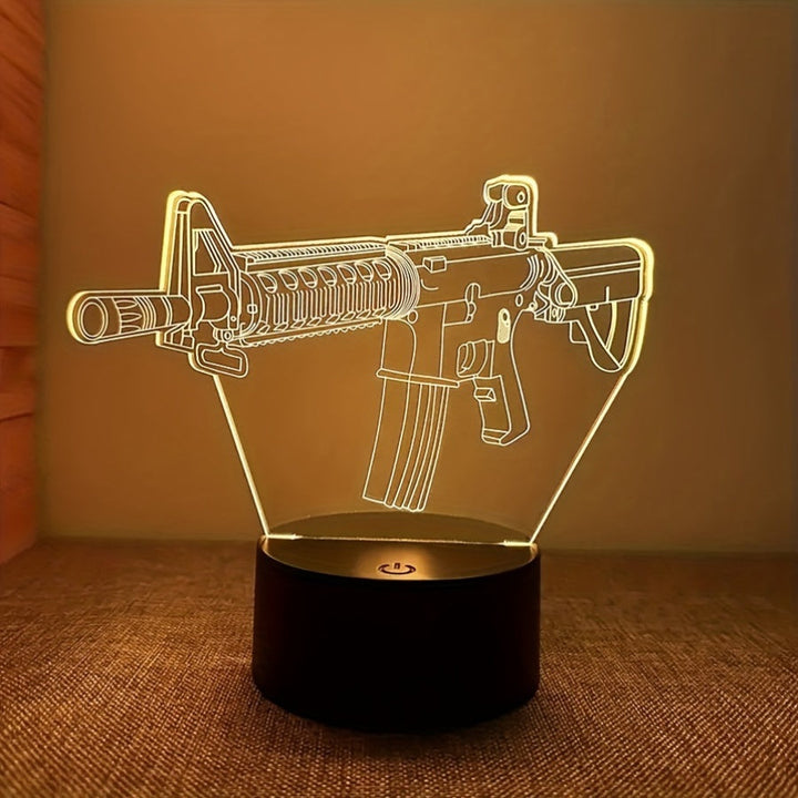 GeoLume - 3D LED skrivebordslampe med berøringsSkanto