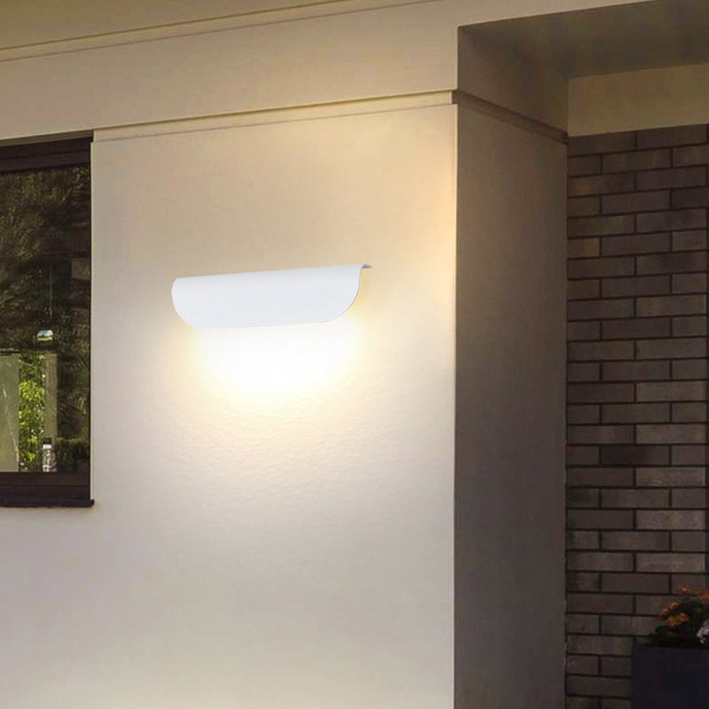 Skanto | Modern Vanntett Buet Utendørs Vegglampe