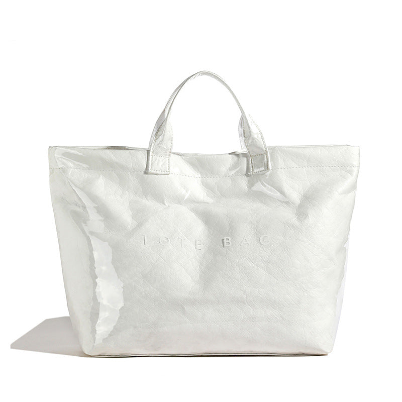 Kvinner Bokstavtrykk Tote Bag | Skanto