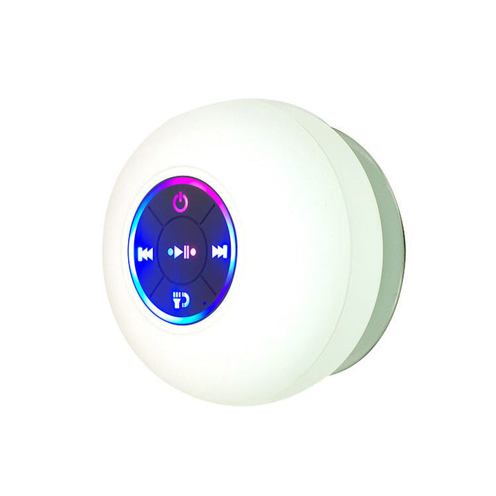 Mini Bluetooth dusj høyttaler med LED lys | Skanto