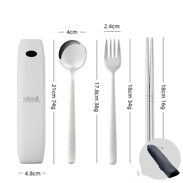 Skanto | Bærbart Bestikksett Med UV Desinfeksjon For Å Drepe Bakterier