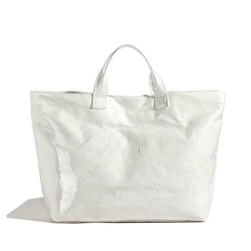 Kvinner Bokstavtrykk Tote Bag | Skanto