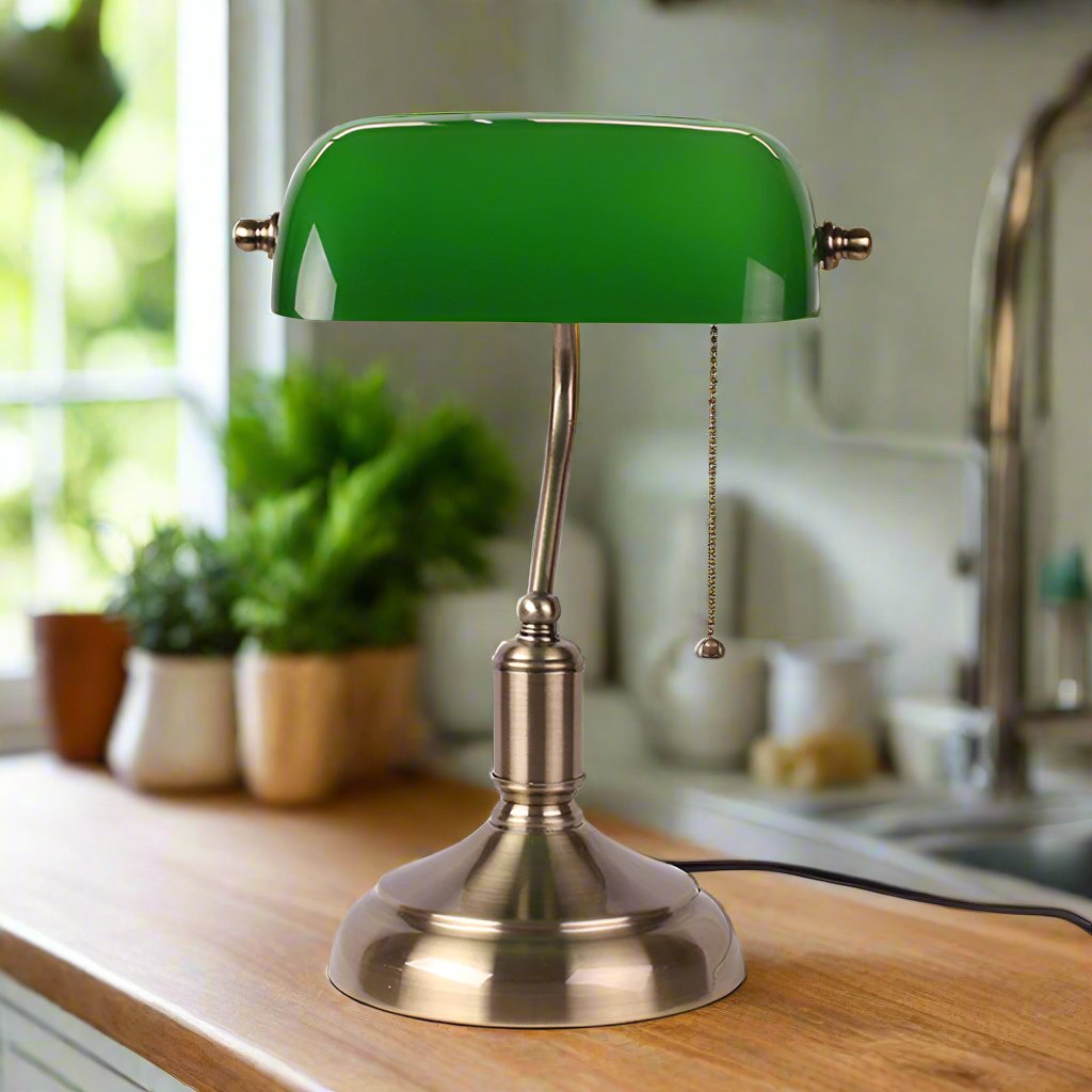 LuxeLume - Elegant Glass Table Lamp For Timeless Lighting | Skanto