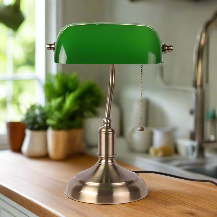 LuxeLume - Elegant Glass Table Lamp For Timeless Lighting | Skanto