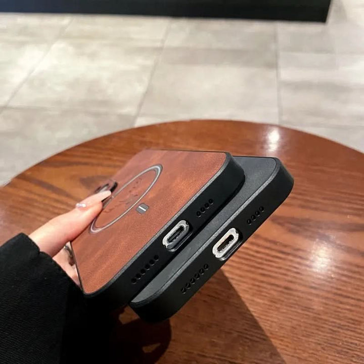 Skanto | Hjortelær iPhone-deksel MagSafe trådløs lading