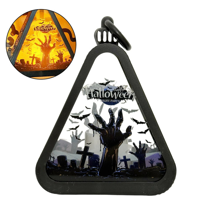 Skanto | Halloween Dekor Triangel Bordlampe