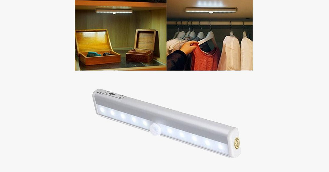 Skanto | LED Trådløs Bevegelsessensor Lyslist – Oppgrader Hjemmet Ditt!