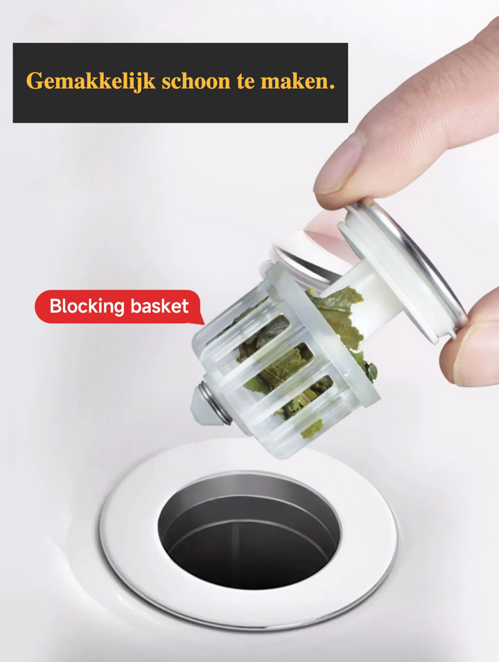 CleanSeal Universal Pop-Up Vaskepumpe Plug Skanto