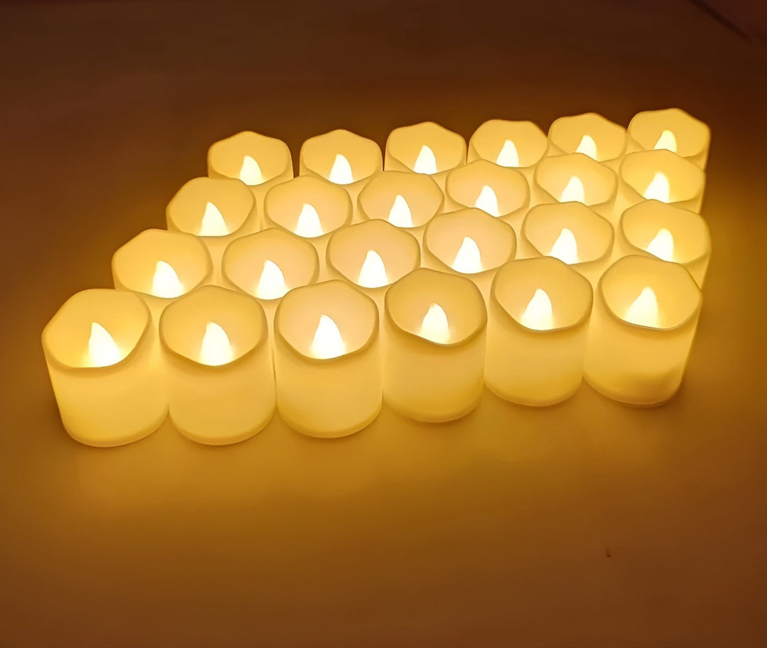 TwinkleLite Lys - Flameless Flammende Elektriske LED Lys | Skanto
