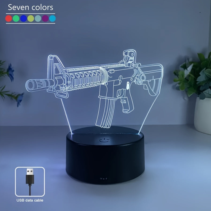 GeoLume - 3D LED skrivebordslampe med berøringsSkanto