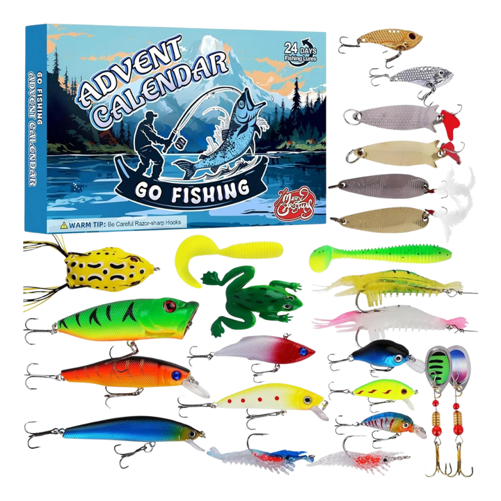 Fiske-Aadventskalender Med Daglige Overraskelser