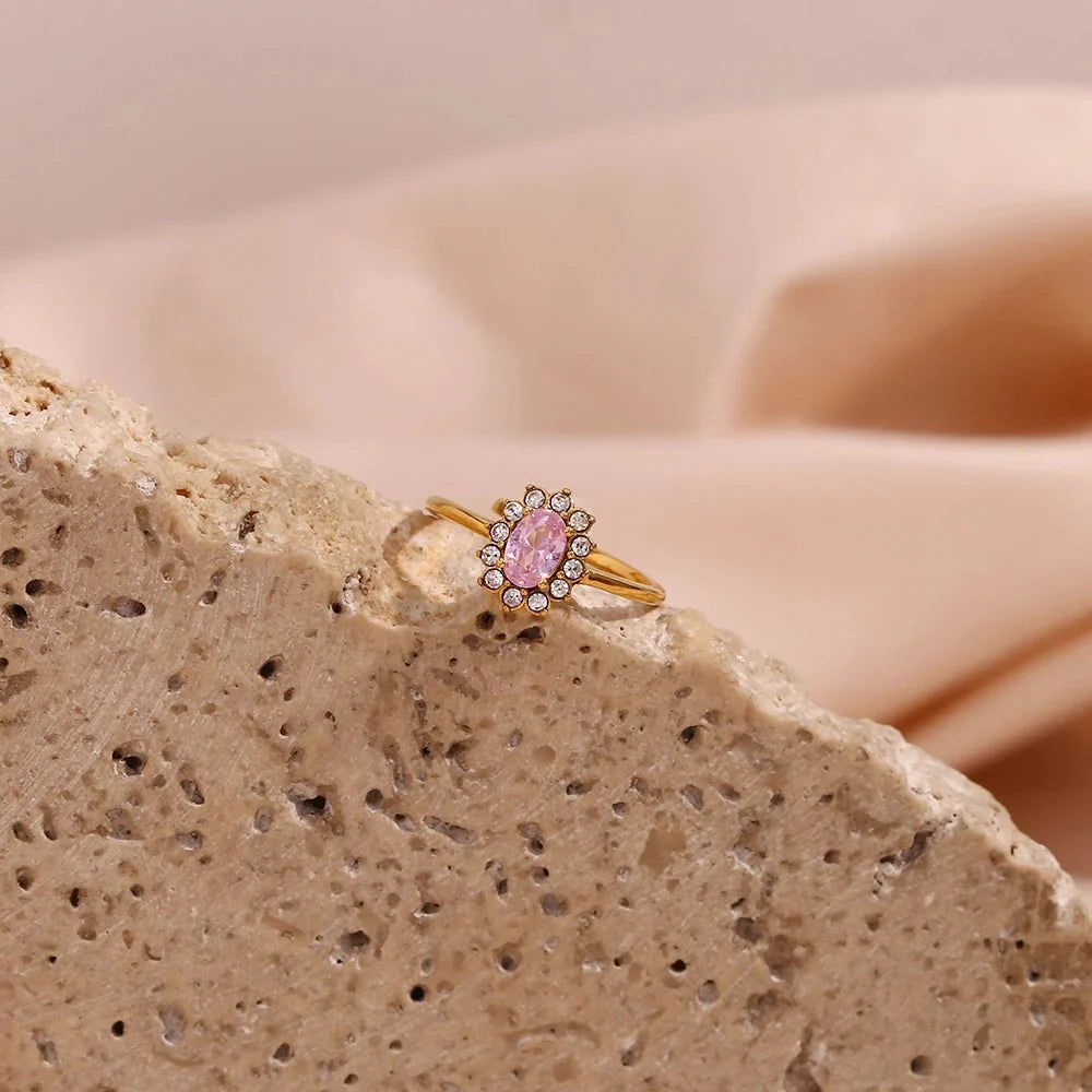 Skanto | Delikat Justerbar Oval Diamantringer