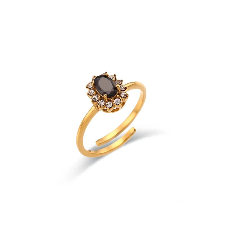 Skanto | Delikat Justerbar Oval Diamantringer