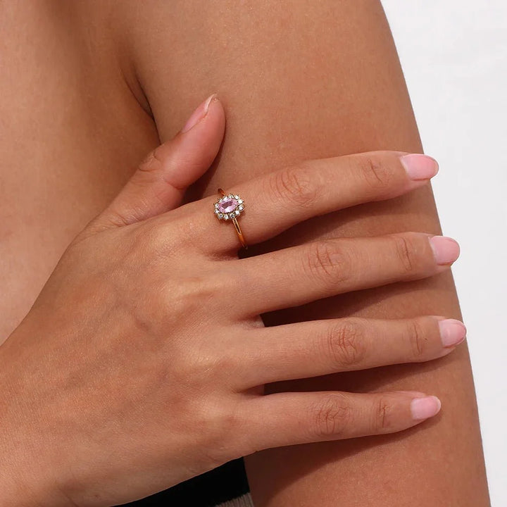 Skanto | Delikat Justerbar Oval Diamantringer