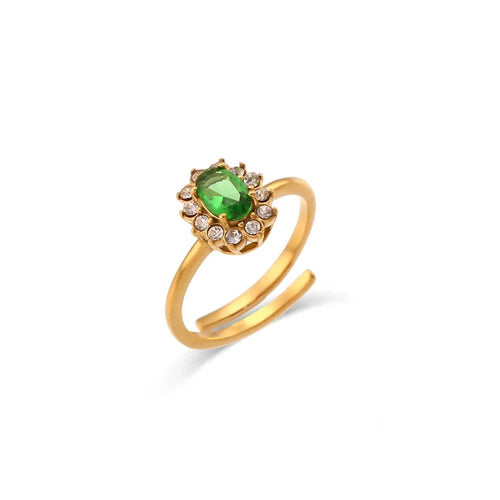 Skanto | Delikat Justerbar Oval Diamantringer