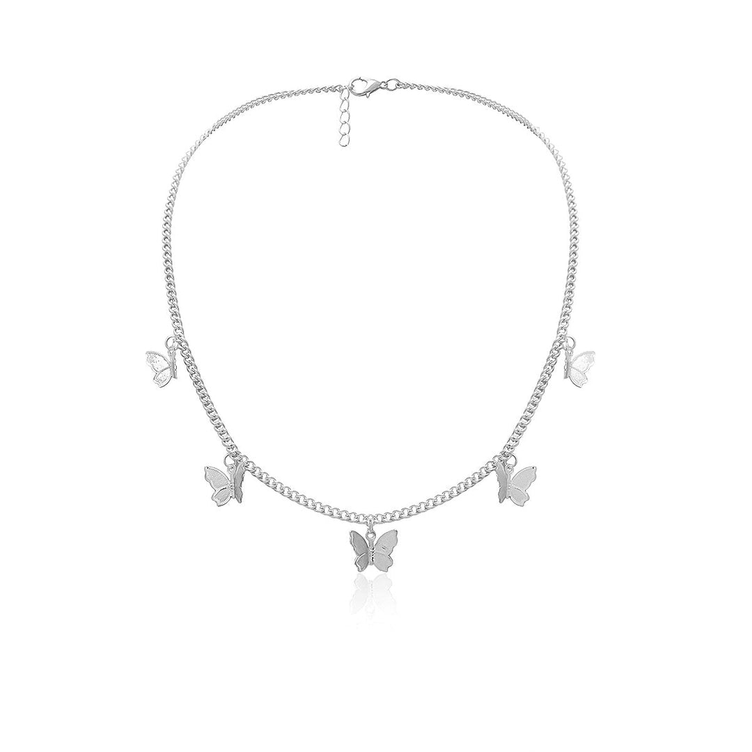 Skanto | Delikat Sommerfugl Choker Halskjede