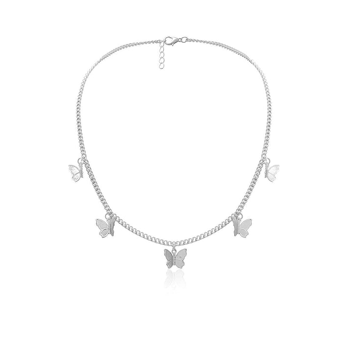 Skanto | Delikat Sommerfugl Choker Halskjede