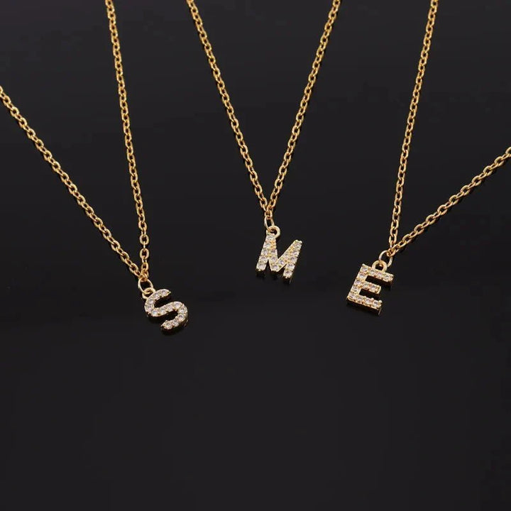 Skanto | Delikat Kjede Diamant Initial Armbånd