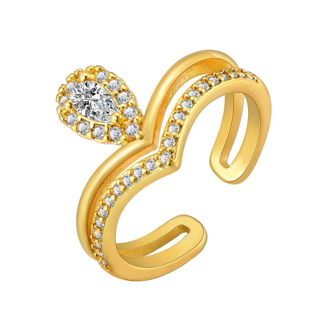 Skanto | Delikat Diamant Justerbar Ring Stable