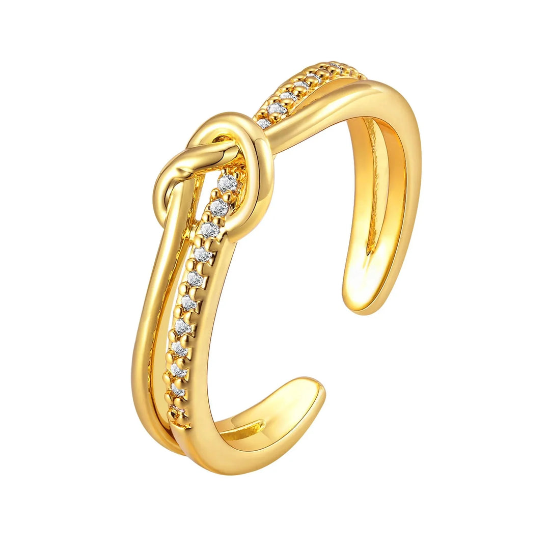 Skanto | Delikat Diamant Justerbar Ring Stable