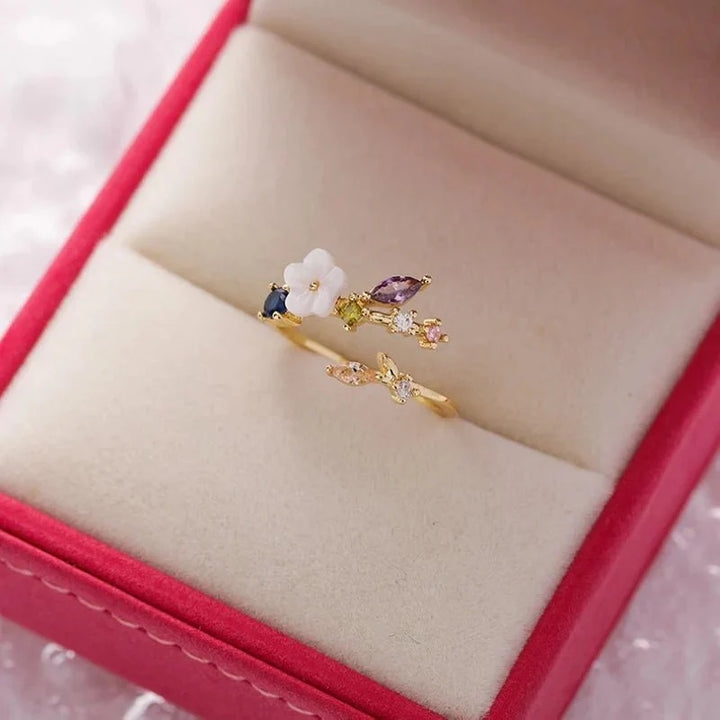 Skanto | Sarte Florale Diamantblad-Ring
