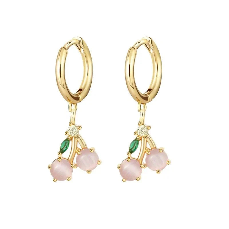 Skanto | Delikat Frukt Hoop & Stud Øredobber