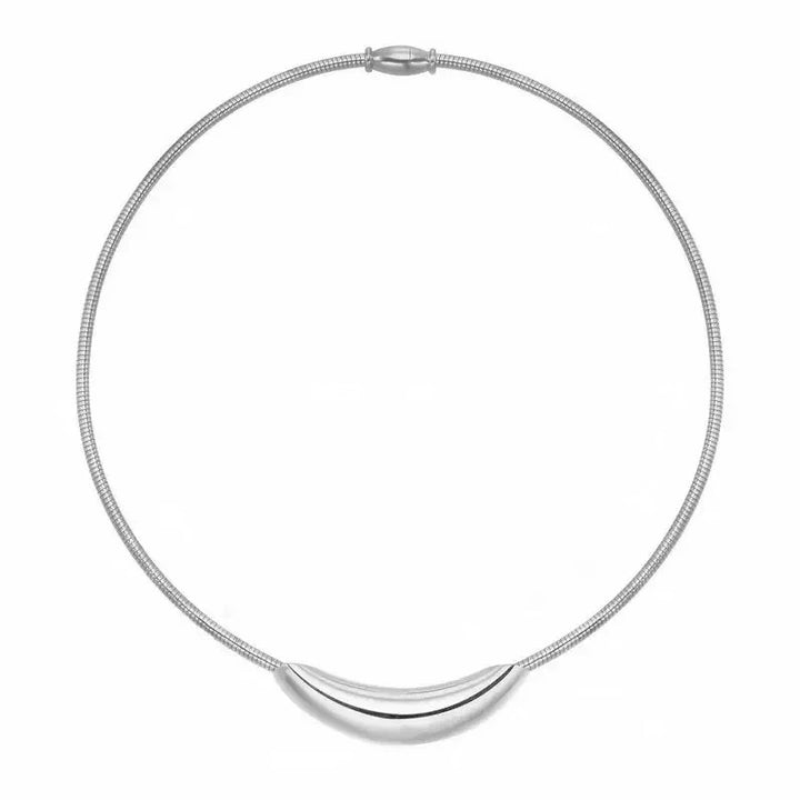 Skanto | Delikat Moderne Curve Choker Halskjede