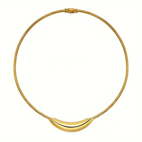 Skanto | Delikat Moderne Curve Choker Halskjede