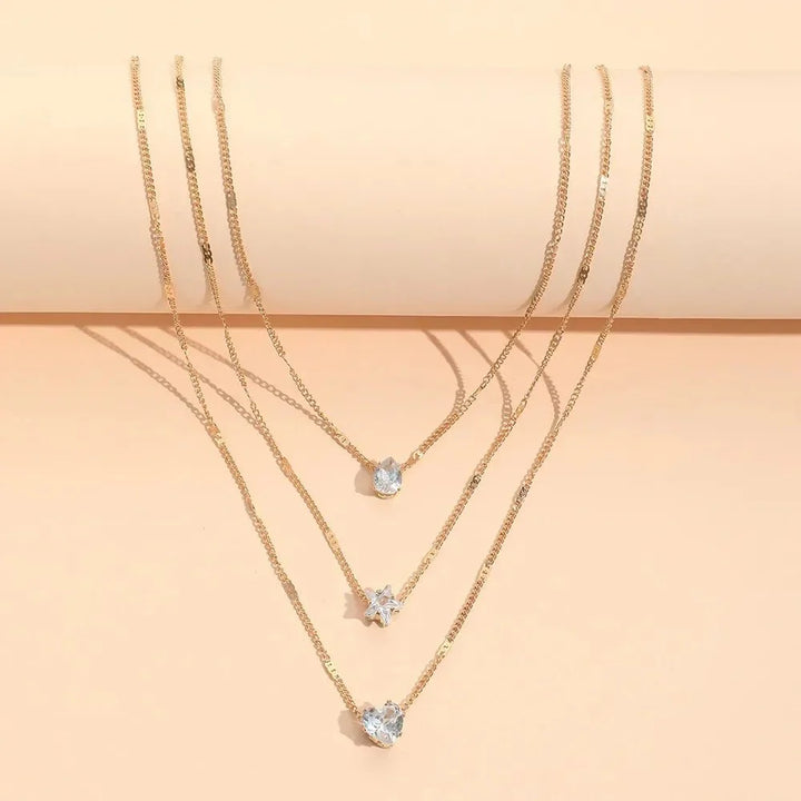 Skanto | Delikate Formede Diamanter Smykke Stabel