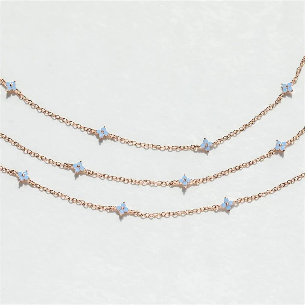 Skanto | Delikat Lite Blomsterr Necklace